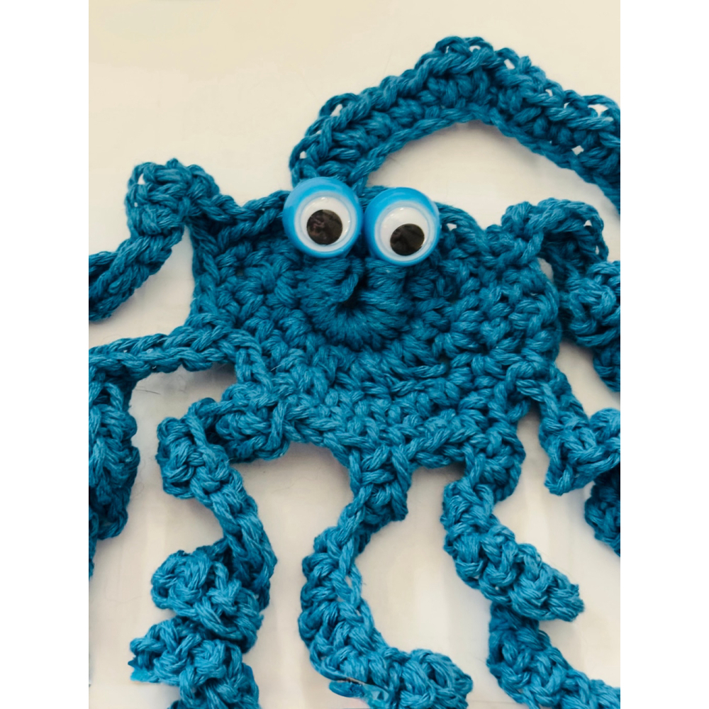 Crochet Octopus Toy – Handmade & Whimsical - Picture 3 of 7